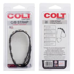 Colt 8 Snap Fastener Leather Strap