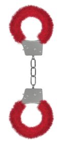 Beginner's Furry Handcuffs (Option: Red)