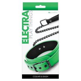 Electra Collar and Leash (Option: Green)