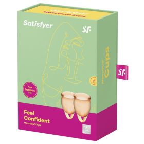 Satisfyer Feel Confident Menstrual Cup (Option: Orange)