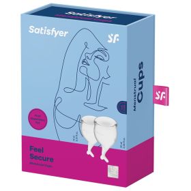 Satisfyer Feel Secure Menstrual Cup (Option: Transparent)