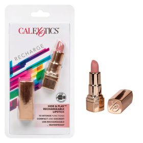 Hide and Play Rechargeable Lipstick (Option: Nude)